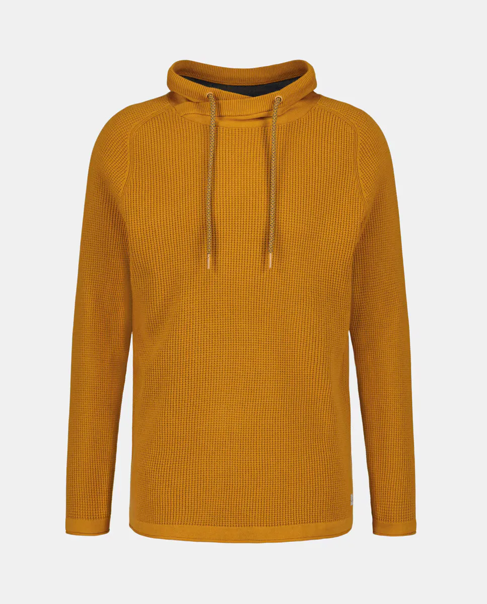 Мужской свитер с высоким воротником Easy Wear, горчичный