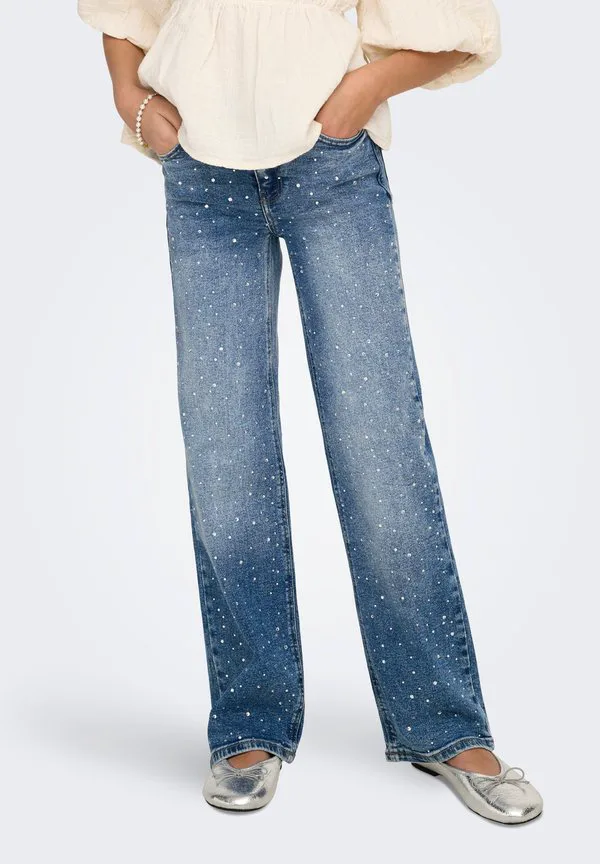 Прямые джинсы kogjuicy Only Girls, Medium Blue Denim — фото 2