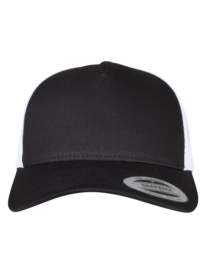 

Бейсболка Flexfit Trucker, цвет blk/wht