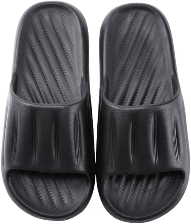 

Женские душевые сандалии BYDZKJ, тапочки для мужчин и женщин, легкие для ванной, мягкие, нескользящие, водонепроницаемые, для душа, бассейна, пляжа, черный