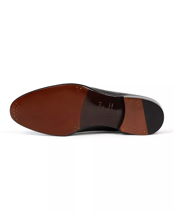 Мужские классические оксфорды Regent Cap Toe из кожи Anthony Veer, черный — фото 4