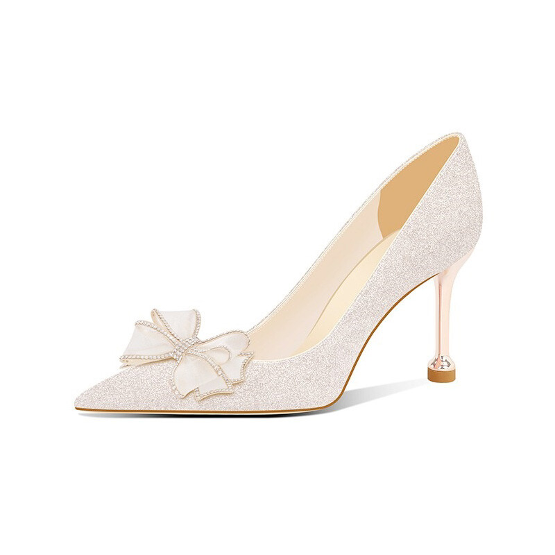 

Туфли женские на высоком каблуке Imono, цвет Champagne Gold 6cm