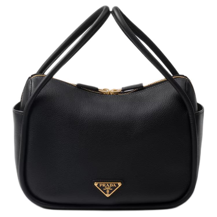 

PRADA Кожаная женская сумка черного цвета