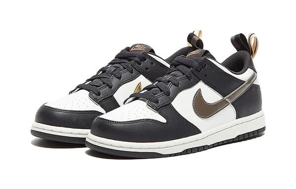 Кроссовки данк лоу Nike, черный — фото 3