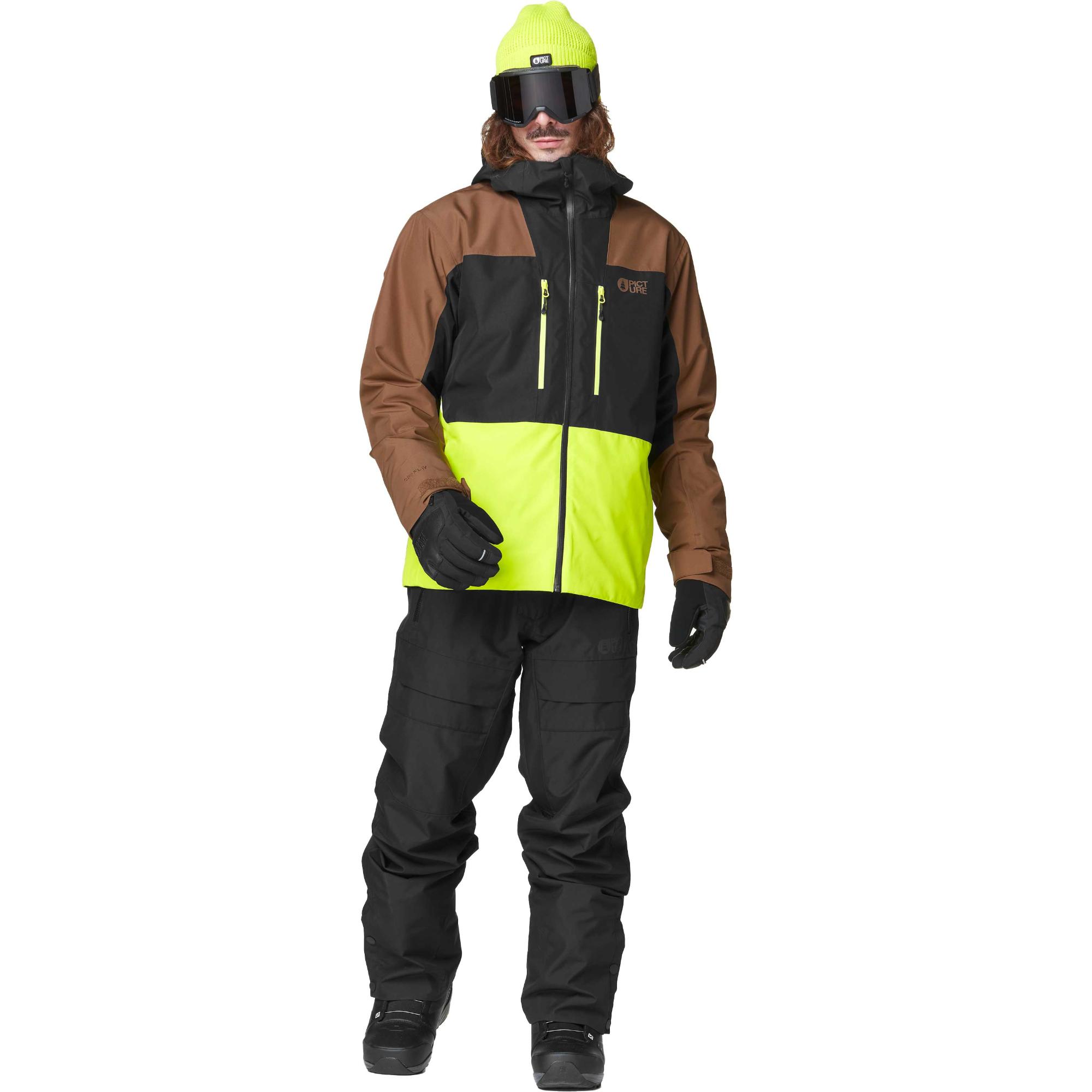 

Мужская зимняя куртка Picture Object Picture Organic Clothing, Cocoa Brown Black Acid