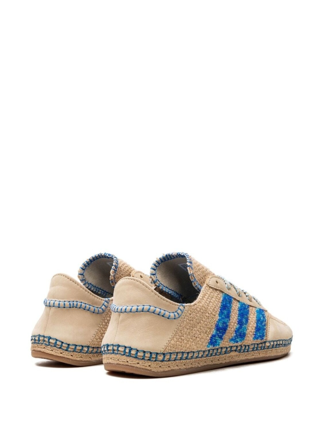 Adidas кроссовки adidas x CLOT Gazelle "Linen Khaki/Light Blue", нейтральный цвет — фото 3