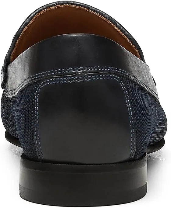 Лоферы из натуральной кожи с каблуком Donald Pliner, Navy - Nylon Donald J Pliner — фото 3