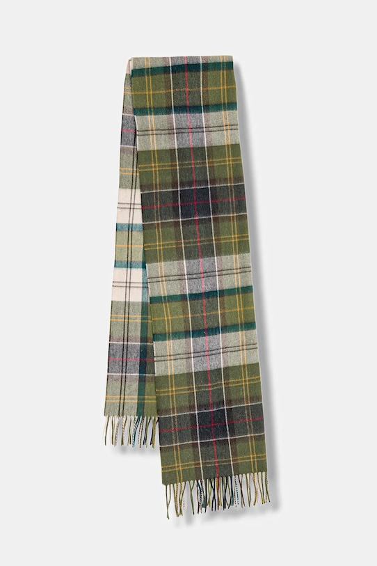 

Шерстяной шарф Barbour, зеленый