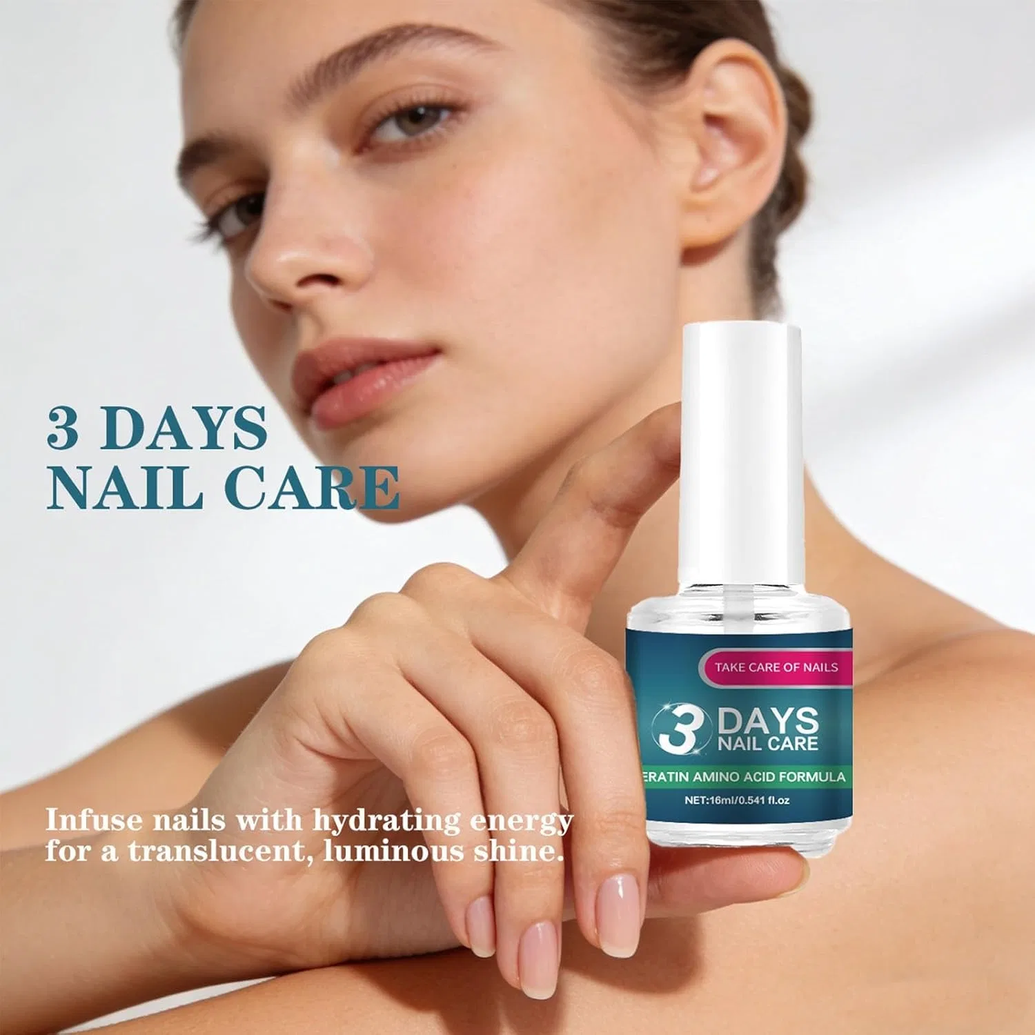 Масло для кутикулы «3 Days Nail Care Oil» для ломких ногтей, 2 шт. Auriskin, 2 Pieces. — фото 4