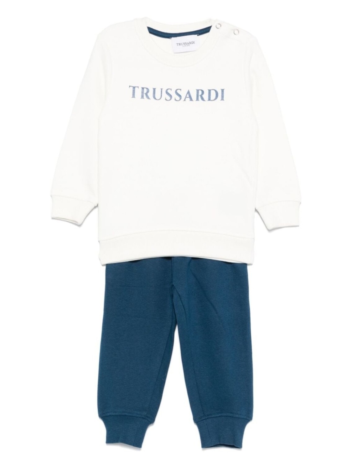 

Комплект спортивного костюма с логотипом TRUSSARDI JUNIOR, синий