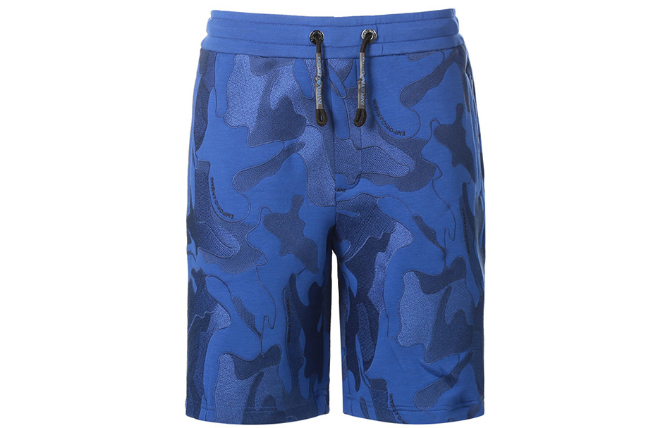 

EMPORIO ARMANI Повседневные шорты мужские королевского синего цвета