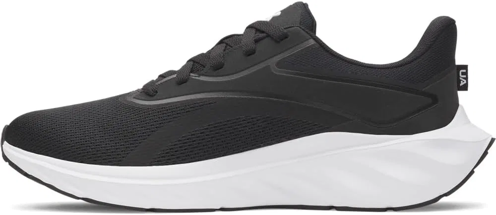 Мужские кроссовки Under Armour UA Ascend, черные/черно-белые, размер 44 EU