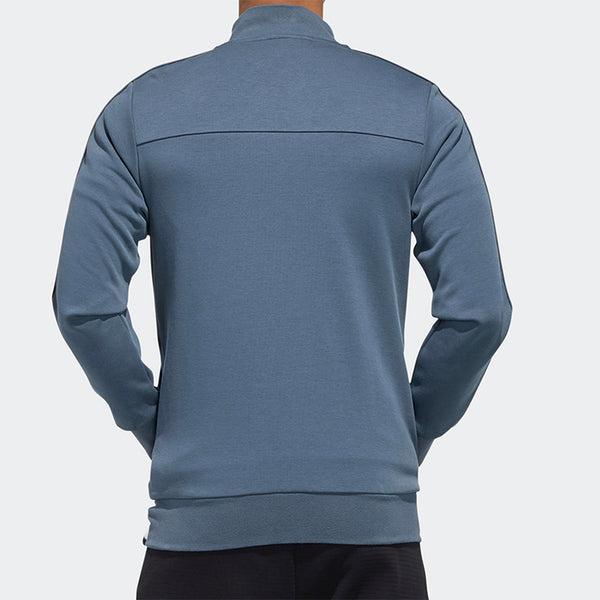 Куртка cozy sports stand collar jacket blue Adidas, синий — фото 3