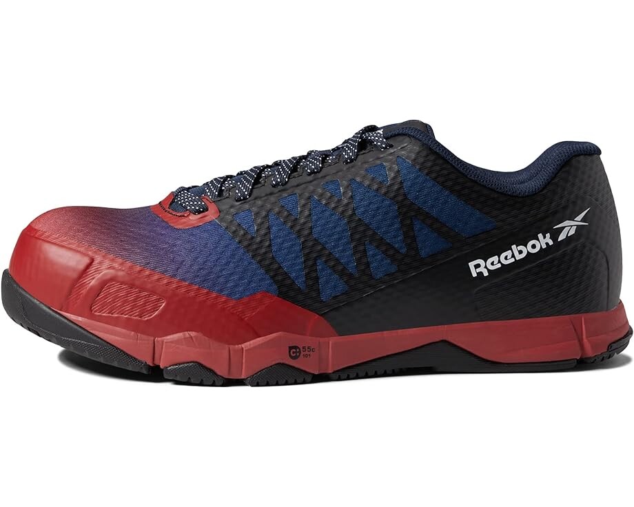 Кроссовки Reebok Work Speed TR Work EH Comp Toe, цвет Red/Black — фото 4