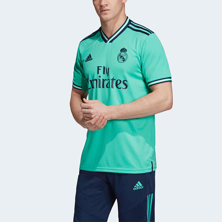 Футболка Real Madrid мужская зеленая Adidas, зеленый — фото 4