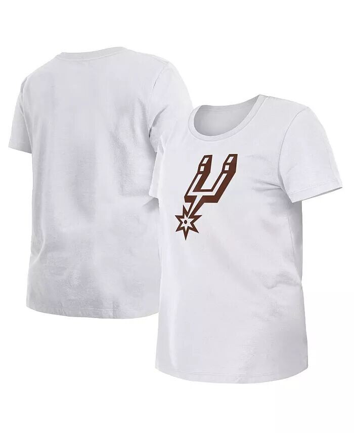 

Женская белая футболка San Antonio Spurs 2023/24 City Edition New Era, белый