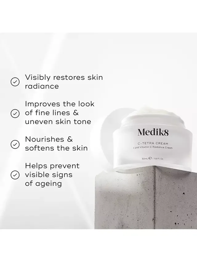 Крем для лица Medik8 — C-Tetra Lipid Vitamin C Radiance Cream, 50 мл — фото 2