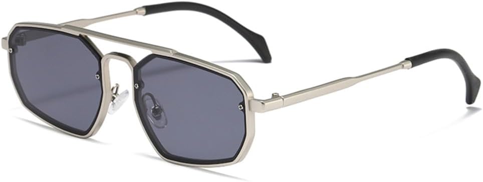 

Солнцезащитные очки Polygon, солнцезащитные очки для мужчин, ретро-солнцезащитные очки, солнцезащитные очки для женщин, металлические солнцезащитные очки MTZJH, 3.silver Gray