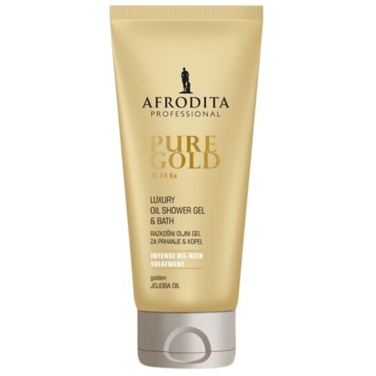 

Масляный гель для душа и ванны, 150 мл Afrodita Pure Gold 24 Ka