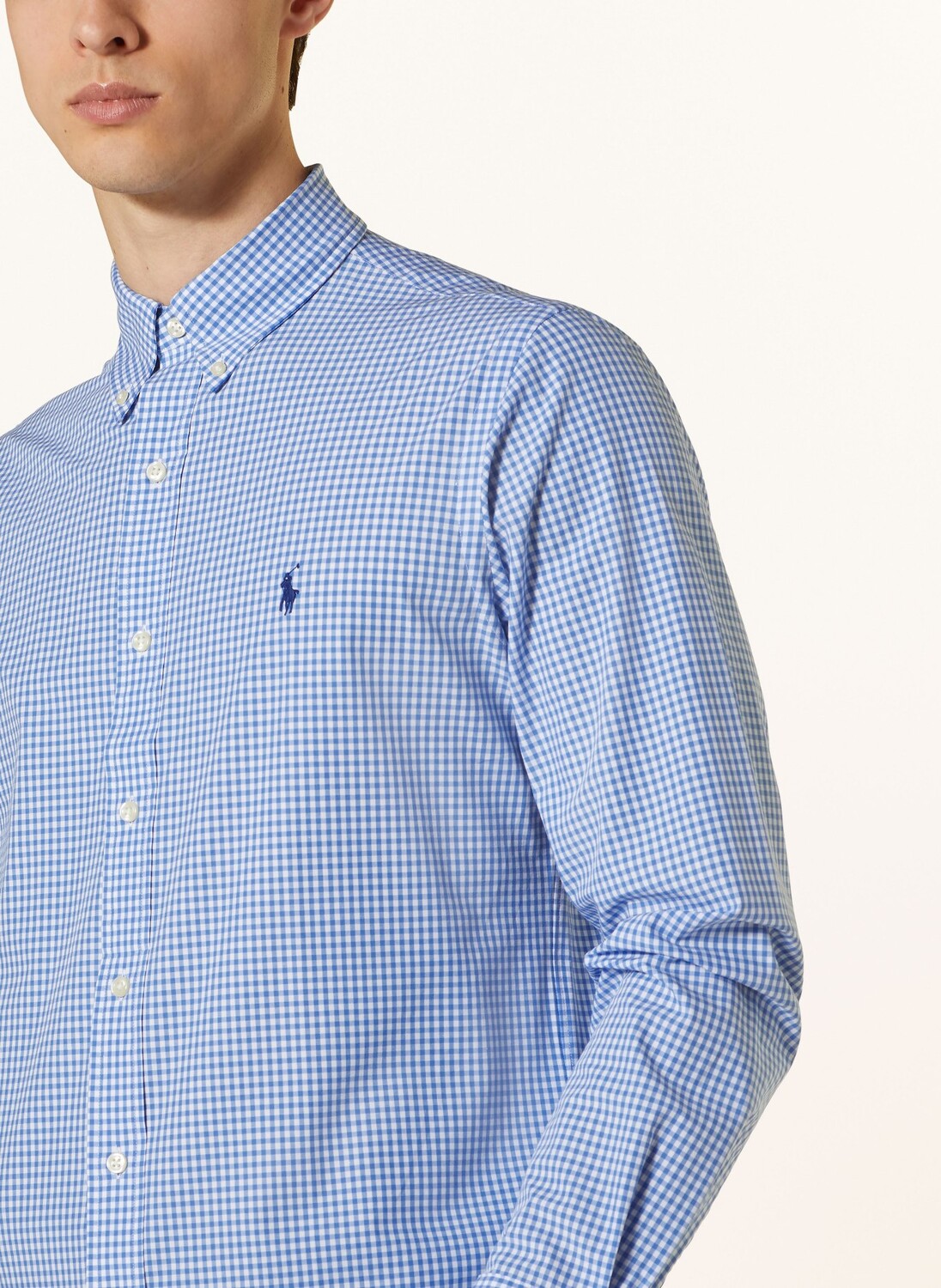 Рубашка по индивидуальному заказу POLO RALPH LAUREN, синий/белый — фото 4