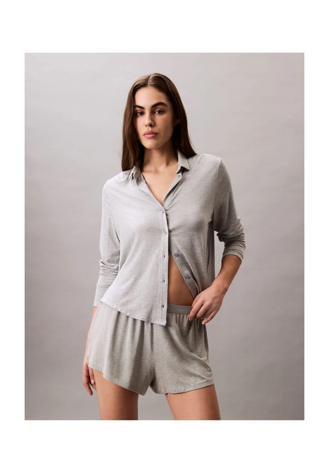 

Пижамные брюки Mix + Match с эластичным поясом Calvin Klein, серый
