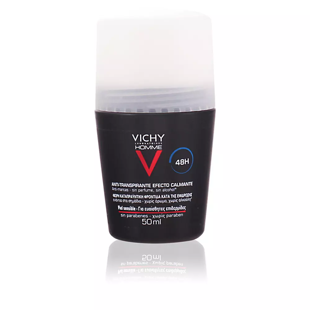 

Дезодорант Vichy homme deodorant anti-transpirant roll-on Vichy Laboratoires, 50 мл.