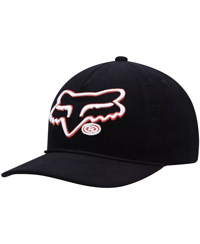 

Мужская черная кепка Snapback Racing с начесом Fox