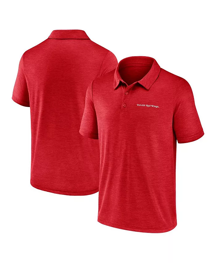 

Мужская поло Detroit Red Wings Unstoppable красного цвета Logo Athletic