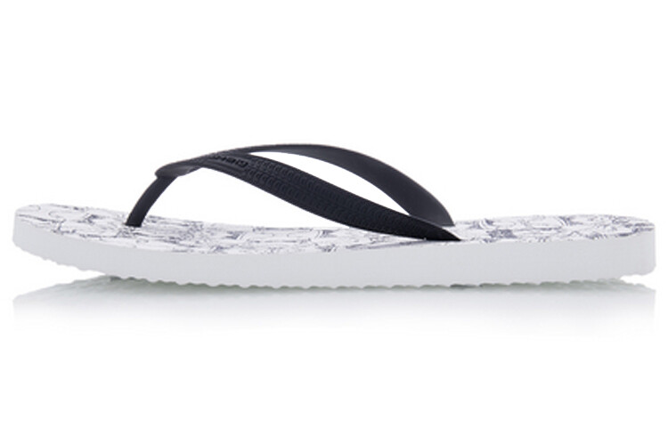 

Шлепанцы Floper мужские черные/белые Lining