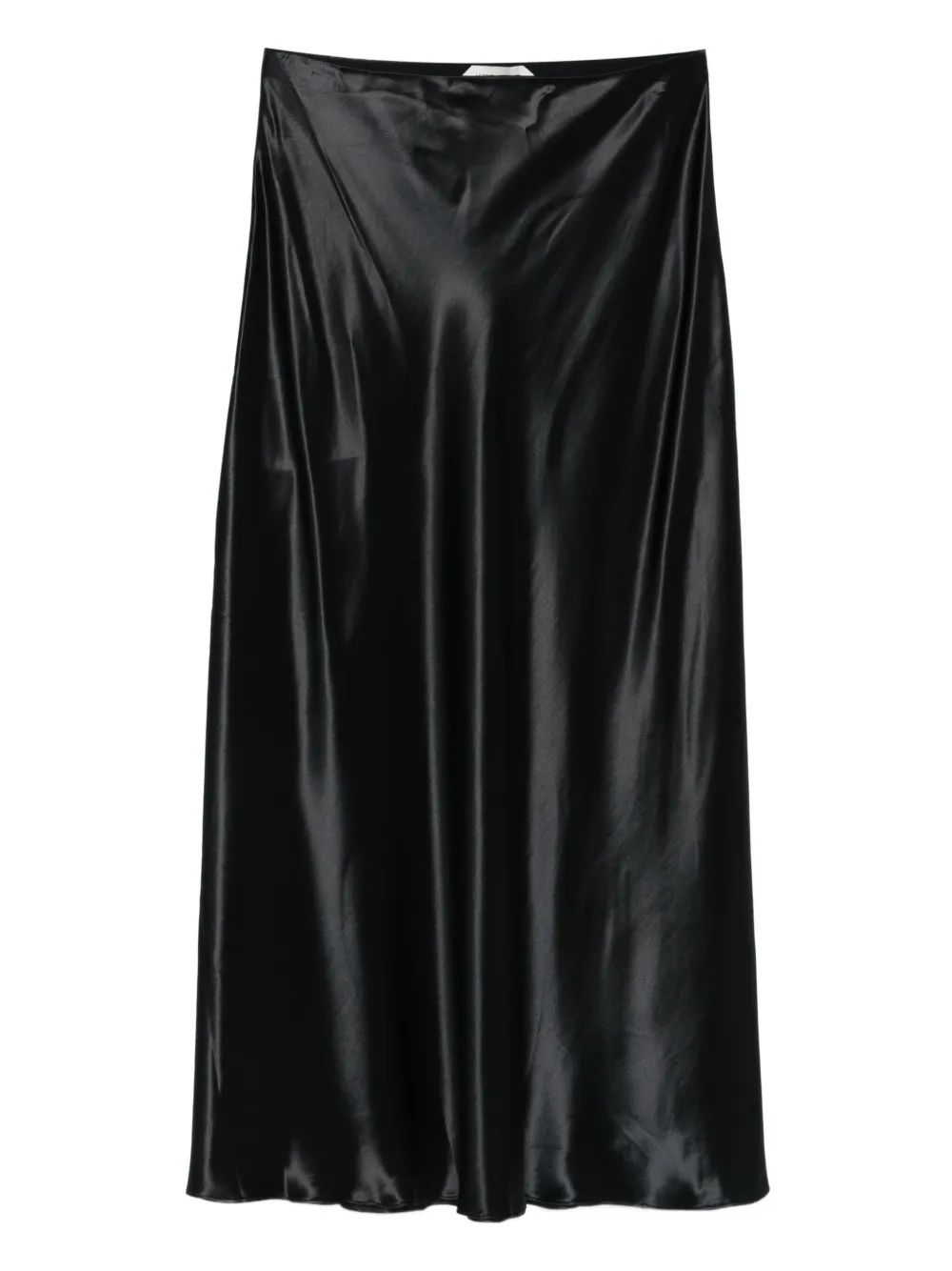 

Атласная юбка Alberta Ferretti, черный