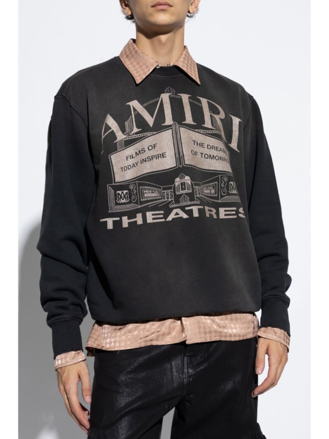 

AMIRI театры Винтаж толстовка, черный