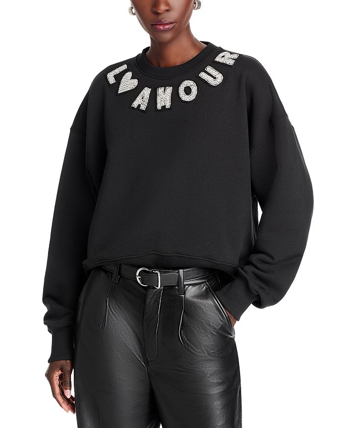 

Свитер Lamour Patch Brandy Cinq à Sept, черный