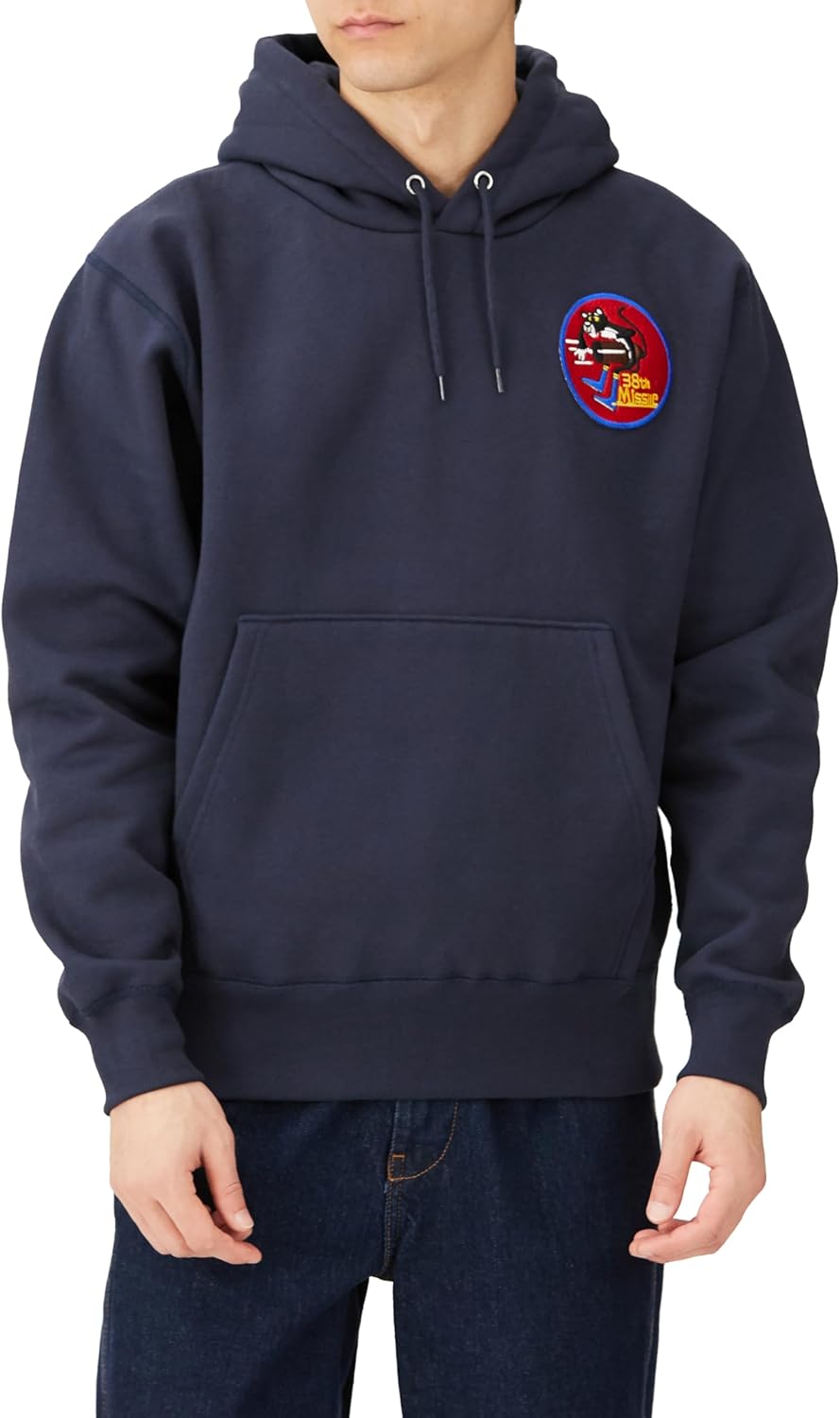 

Толстовка с капюшоном в стиле F, нашивка с гербом армии США, плотная ткань 12,4 унции, флисовая подкладка, темно-синий цвет F-Style