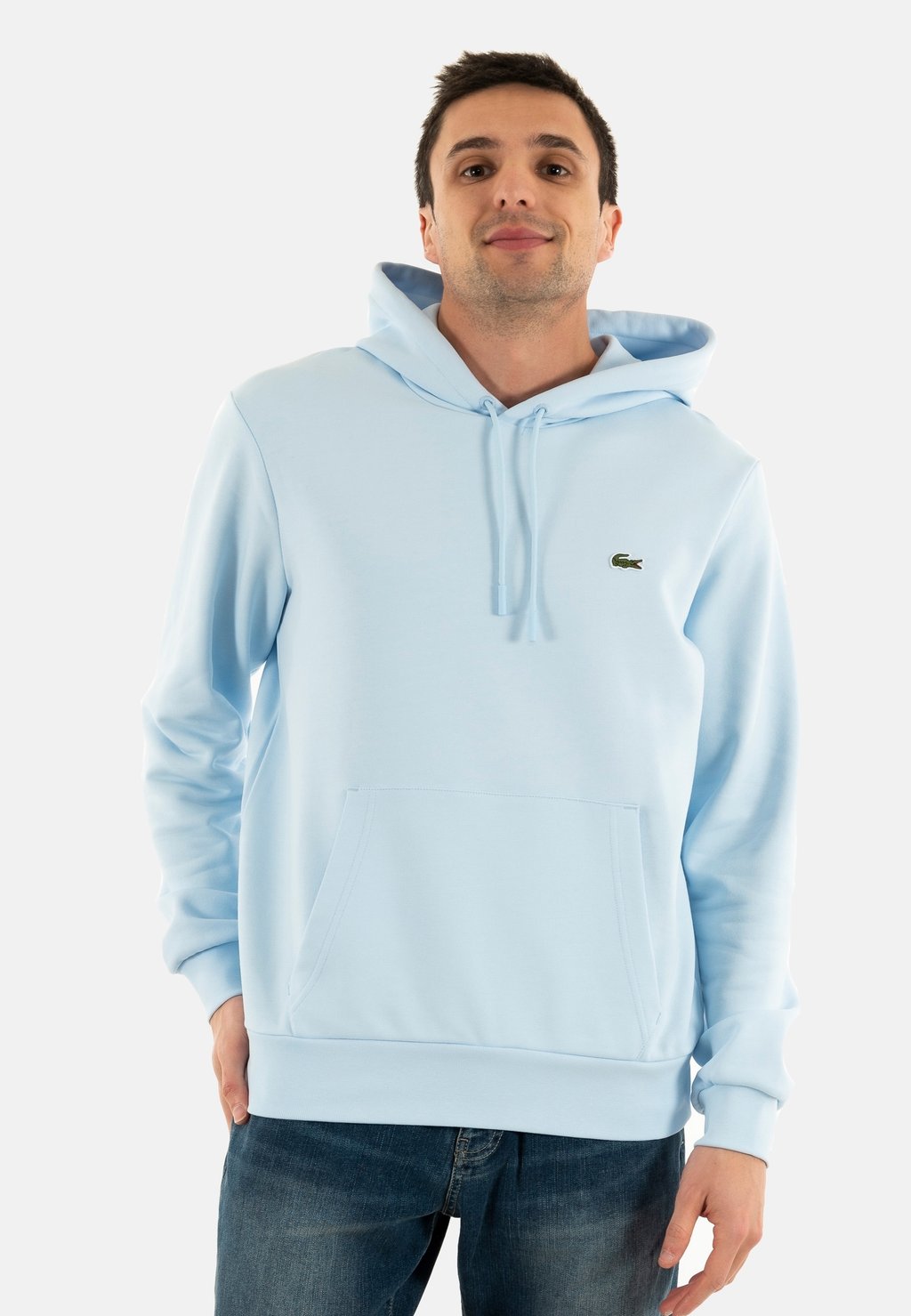 

Толстовка с капюшоном Lacoste, синий