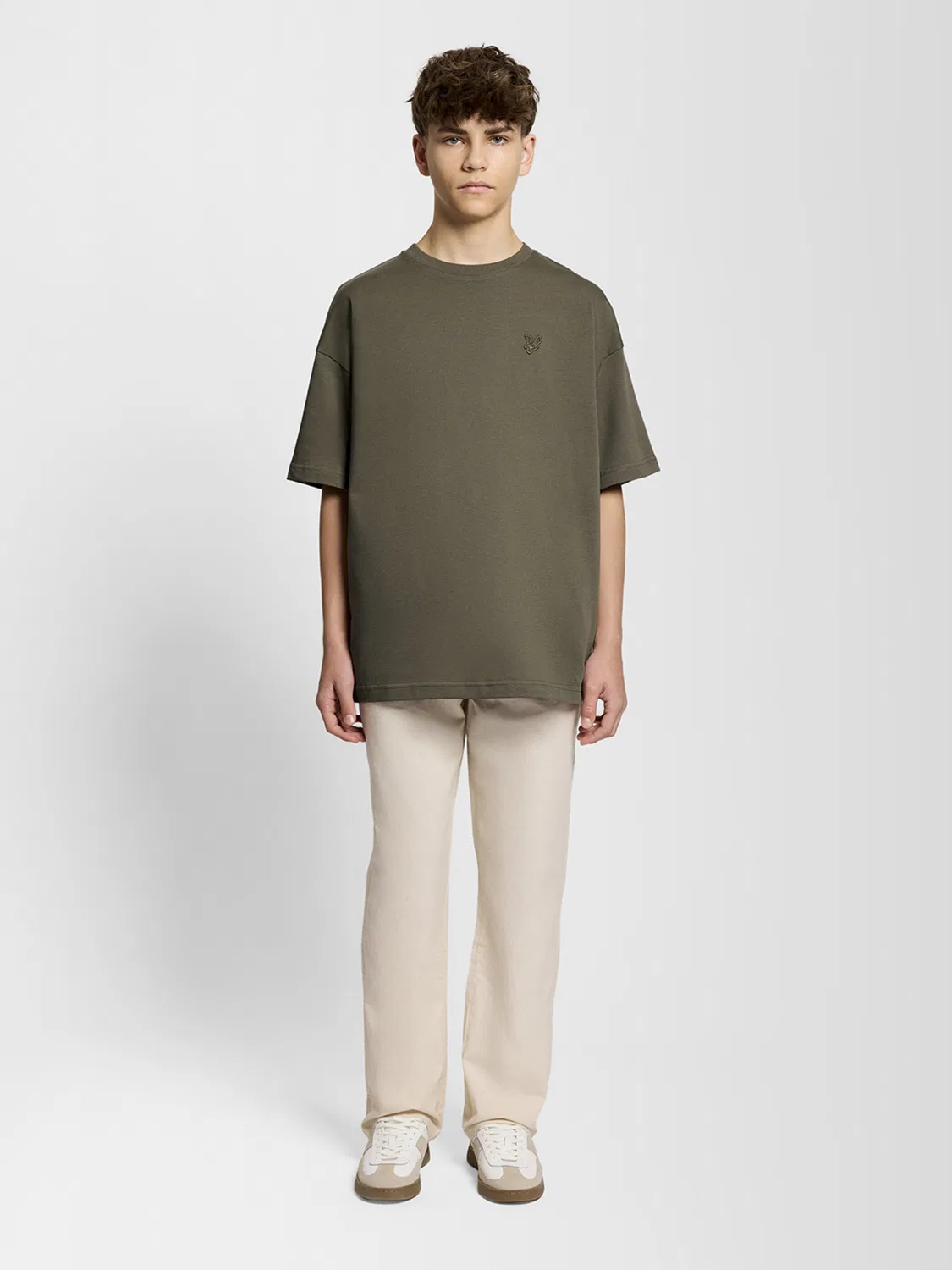 Футболка Lyle & Scott, Khaki — фото 3