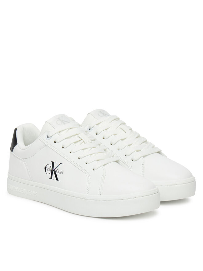 Кроссовки Classic Cupsole Mono Lth Wn YW0YW01902 Calvin Klein Jeans, белый — фото 2