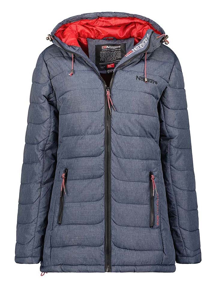 

Стеганое пальто Geographical Norway Steppmantel Astana, синий