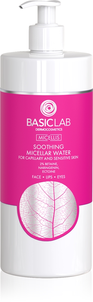

Успокаивающая мицеллярная вода Dermocosmetics Micellis для кожи, склонной к покраснениям Basiclab, 500 мл