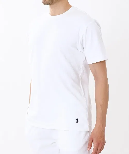Унисекс футболка из хлопка POLO RALPH LAUREN с логотипом белая — фото 3