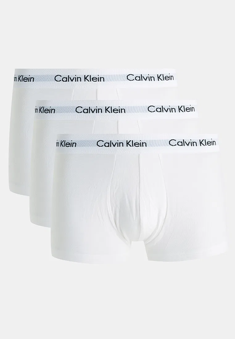 Трусы, 3 штуки, Calvin Klein, белый