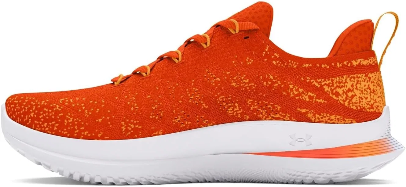 Мужские беговые кроссовки Under Armour UA Velociti 3 без стабилизаторов, цвет Team Orange/Nova Orange/Mod Grey - Оранжевый — фото 2