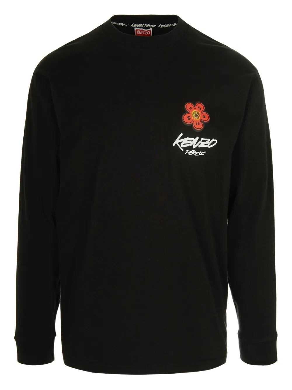 

Футболка X Futura 2000 с цветочным декором KENZO, черный