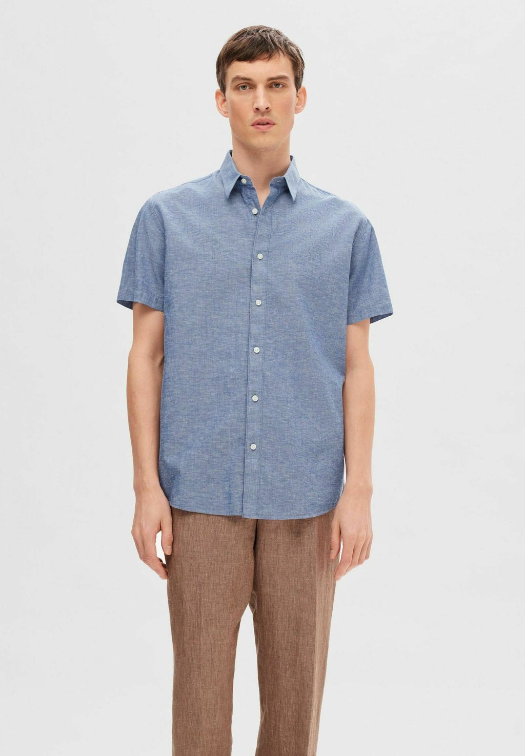 

Рубашка SLHREG SUN SHIRT Selected Homme, синий