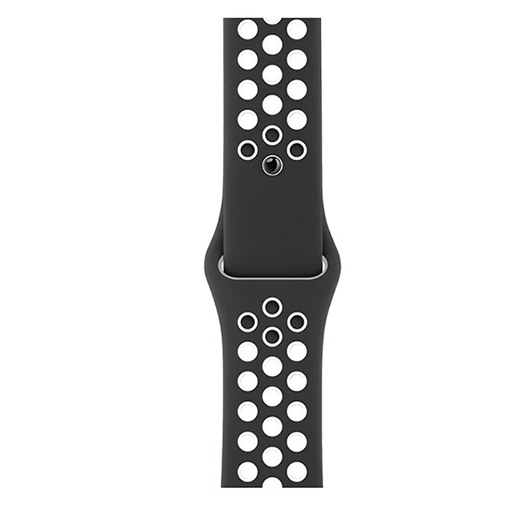 

Wepro Часы Strap Apple Compatibility Silicone Material 38/40/41/42/44/45/49mm, Black and white|Official website with the same breathable hole strap