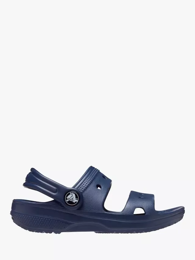 Детские классические сандалии-сабо, темно-синие Crocs