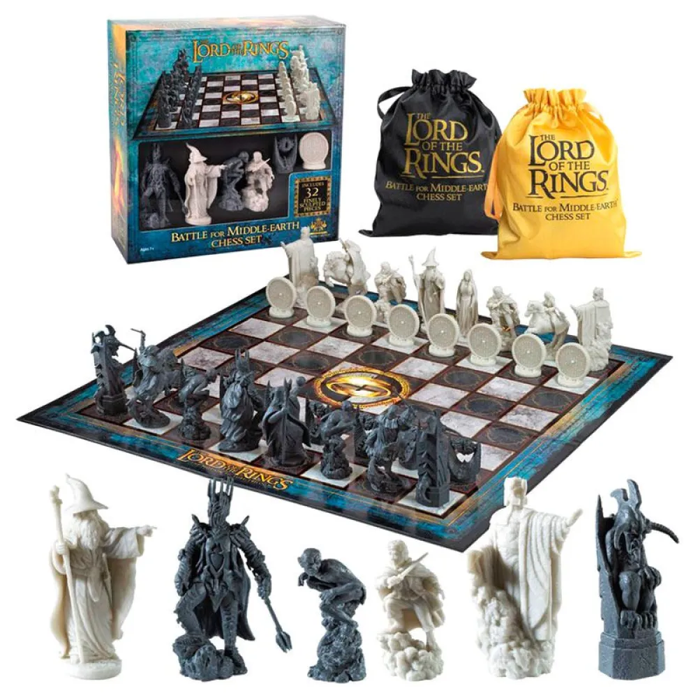 

Детская настольная игра Noble Collection The Lord of the Rings Chess, мультиколор