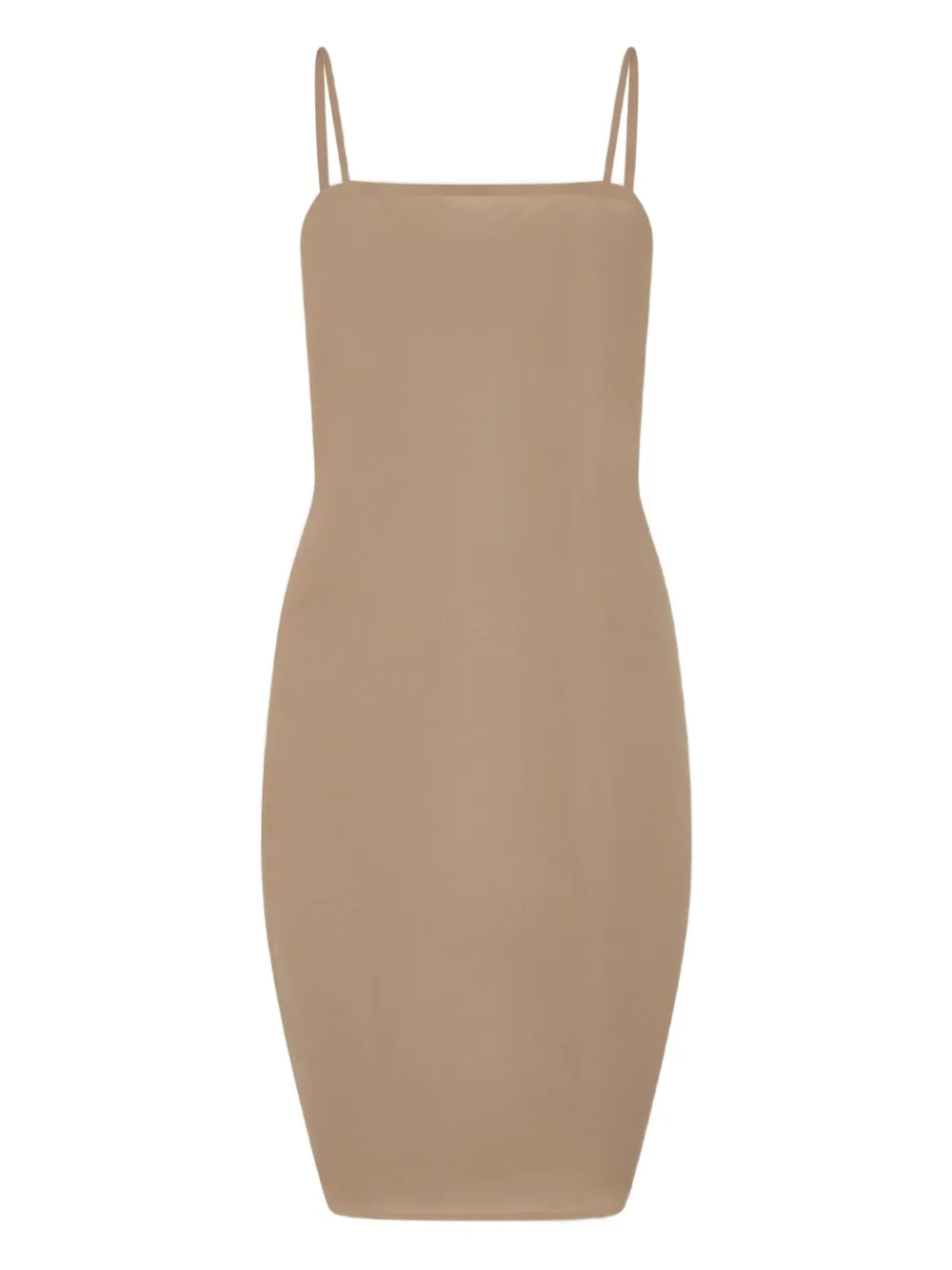 

Платье на бретелях-спагетти Alaïa, нейтральный