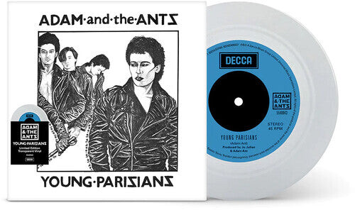 

Сингл 7" Adam & the Ants: Young Parisians - Limited Clear 7-Inch Vinyl