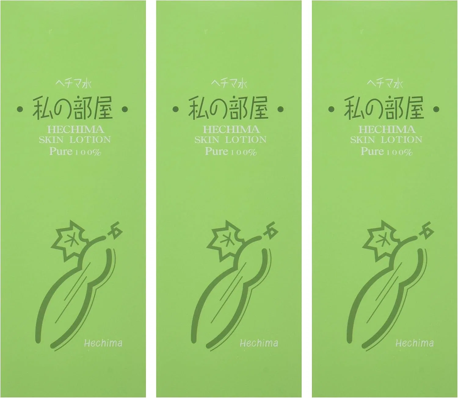 Лосьон для тела Hechima Oshima Skin Lotion 100% люффа, 120 мл × 3 — фото 4