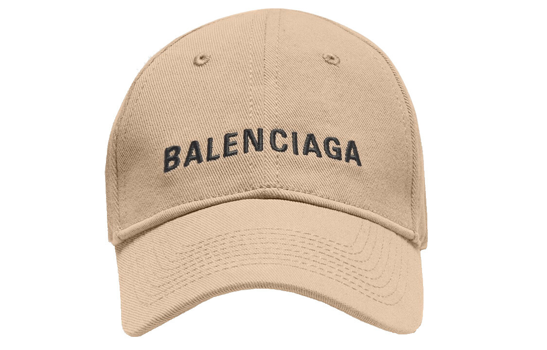 

Кепка Balenciaga с логотипом, бежевый